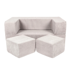 Canapé de jeu modulable Cube 96cm ecru