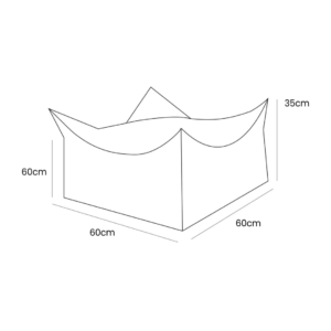 coussin de sol enfant carré velours côtelé – coussin pour chambre enfant aesthetic