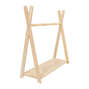 porte manteau montessori bois
