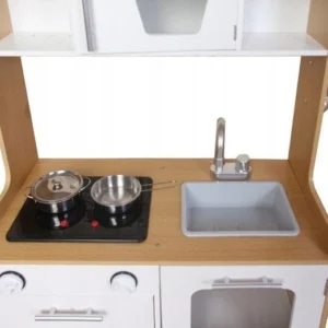 cuisine en bois enfant avec sons et accessoires