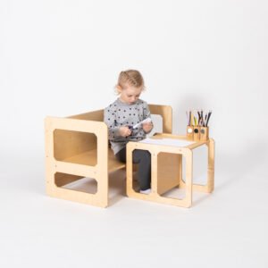 Acceuil montessori weaning table and chair set with 1 chair
