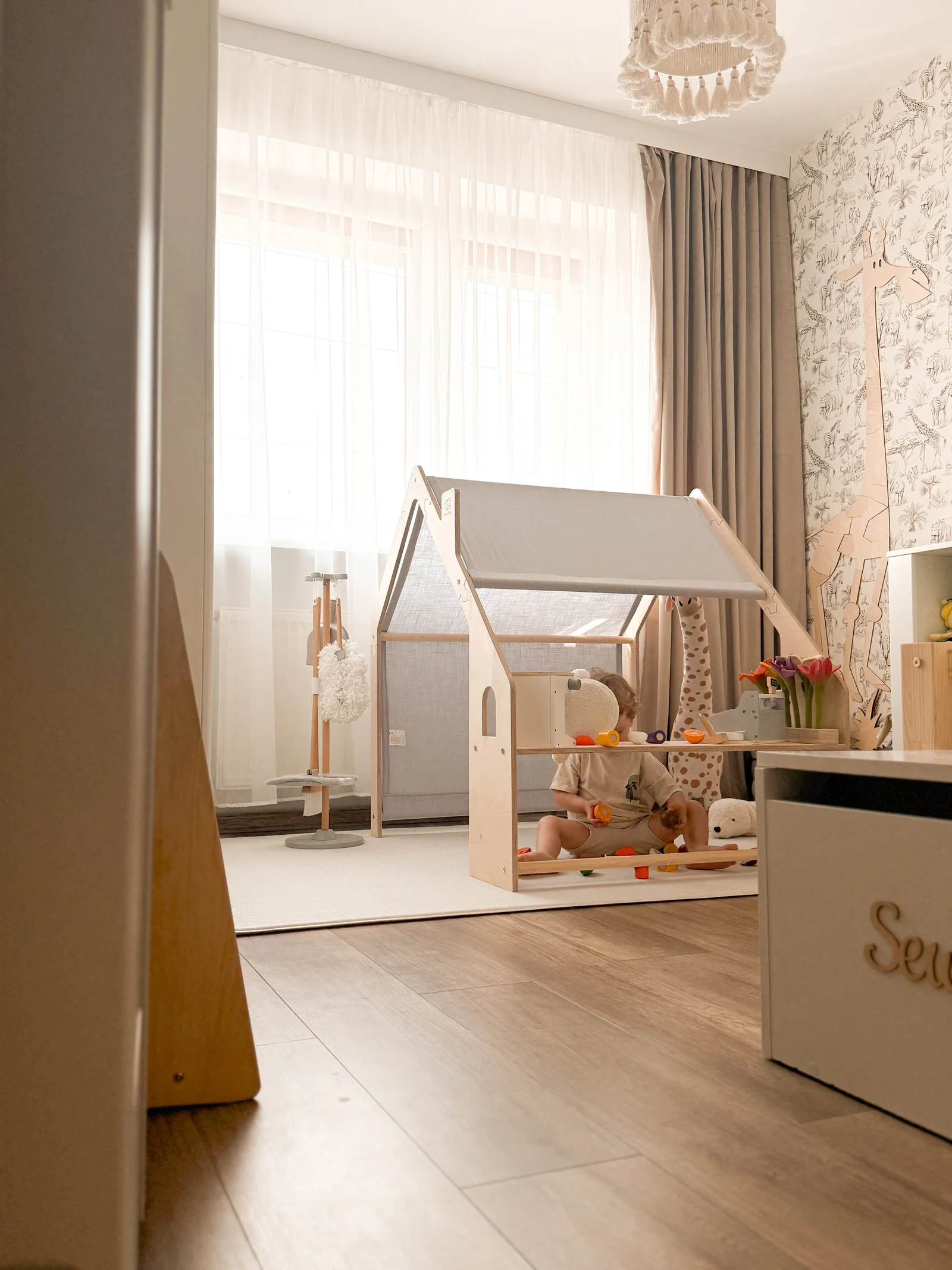 Maison cabane en bois - maison de jeu enfant – Image 2