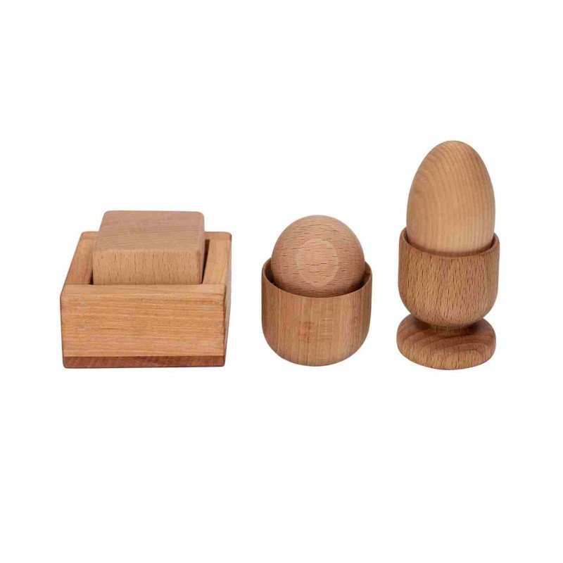 montessori egg, ball and square set montessori egg, ball and square set