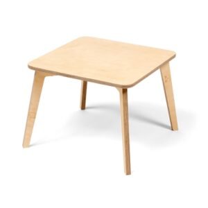 Acceuil tulla height extendable kids table natural wood