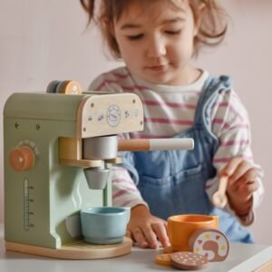 wooden coffee maker