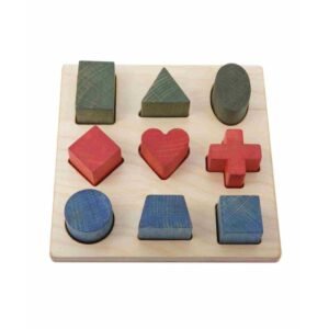 jeu d'encastrement en bois figures